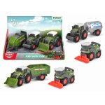 Kit de jouets - dickie - fendt micro team - tracteur avec remorque - 3 mod�les - � partir de 3 ans
