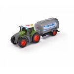 Tracteur - dickie - fendt - 26 cm - multicolore - avec citerne � lait