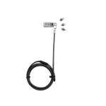 Dicota câble de verrouillage - 2 m - pré - réglé - 4 chiffres - noir - acier Dicota câble de verrouillage - 2 m - pré - réglé - 4 chiffres - noir - acier