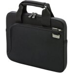 Dicota sacoche de transport smart skin - pochette style pour macbook air 295 cm (116) - noir - renforc� ...