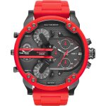 Diesel homme 57mm bracelet & boitier acier inoxydable quartz montre dz7370