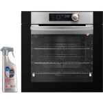 De dietrich four pyrolyse encastrable inox 73l multifonction porte froide 9 modes de cuisson