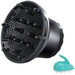 Diffuseur de cheveux universel - ulisem - r�glable - convient aux cheveux boucl�s - diam�tre 35 � 68 ...