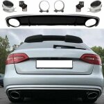 Diffuseur look rs4 pour audi a4 b8 berline et avant phase 2 de 11 / 2011 � 2015 avec pare - chocs standard ...