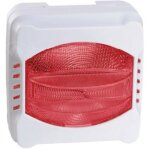 Diffuseur lumineux - alarme - flash rouge - avertit dun risque dincendie - sans fil - int�rieur