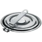 Diffuseur mijoteur - fortunat - o 21 cm - acier emaille - manche repliable