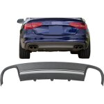 Diffuseur pare - chocs arrire valance air pour audi a4 b8 facelift 2012 - 2015 limousine / avant s4 ...