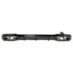 Diffuseur pare - chocs embouts chrom pour mercedes w213 sport line 16 - 19 e63 look