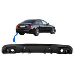 Diffuseur pour mercedes c w205 s205 sport line 14 - 20 embouts c43 look