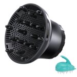 Diffuseur sche - cheveux - inf - noir - pour cheveux boucls - ioniseur dair - accessoire coiffure