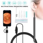 Digital led otoscope ear camera scope kit de suppression de crumen outil de nettoyage de cire doreille ...