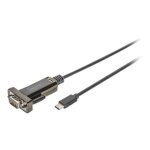 Adaptateur srie usb - c - digitus - da - 70166 - noir - rs - 232 - 1 mbit / s