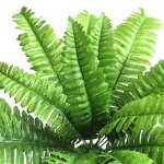 Feuillage artificiel - dilwe - feuille de fougre persane - 2 pices - 18 ttes - 54 cm