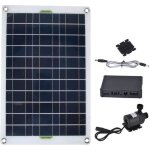 Dilwe pompe de fontaine solaire kit de pompe  eau solaire 50w panneau 800l / h 12v  faible bruit dc ...