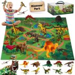 Dinosaure jouet 11pcs gros dinosaure figurine avec tapis de jeu et arbres Éducatifs ensemble dans le ... Dinosaure jouet 11pcs gros dinosaure figurine avec tapis de jeu et arbres Éducatifs ensemble dans le ...