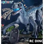 Dinosaure t�l�command� dinosaure jouet dinosaure robot radiocommand� avec manette cadeau pour enfant ...