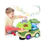 Dinosaure voiture jouet pour garon fille 2 a 4 ansvoiture dinosaure avec lumire voiture jouet  roues ...