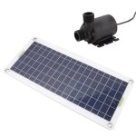 Kit pompe solaire bassin fontaine cascade Pro Batt 2600L-100W avec batterie