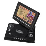 Dioche lecteur dvd mobile 78pouces lecteur de dvd portable cran chargeur voiture rechargeable manette ...