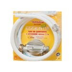 Dipra - tuyau en caoutchouc 1m50 + dtendeur  scurit butane + 2 colliers de serrage butane - certifi ...