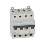 Disjoncteur dx 6000 10ka bornes  vis 4p 400v courbe c - legrand - 407898