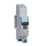 Disjoncteur phase + neutre dnx 4500 6ka arrive bornes automatiques 1 module 1p + n 230v 20a - legrand ...