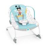 Disney baby - mickey - transat bb  bascule volutif 3 - en - 1 avec 3 positions et arche avec jouets ...