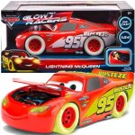 Disney cars - jada toys - lightning mcqueen - voiture en mtal phosphorescente 1:24 - rouge avec des ...