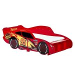 Lit b�b� en forme de flash mcqueen de disney cars avec rangement