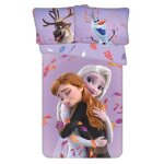 Parure de lit - disney - frozen hug - 100% coton - 100x135 cm - 40x60 cm