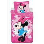 Parure de lit enfants - disney - minnie - microfibre - 140x200 cm - 70x90 cm - rose