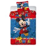 Disney parure de lit en microfibre mickey - 140x200 cm + taie 63x63 cm