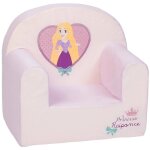 Disney - princesses - fauteuil droit dhoussable - raiponce - 25 cm