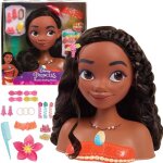 Disney princesse vaiana moana tte de coiffeur poupe + accessoires