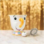 Disney - tasse zip et infuseur de thé madame samovar Disney - tasse zip et infuseur de thé madame samovar