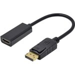 Display port m�le to hdmi femelle c�ble adaptateur convertisseur full hd
