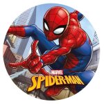 Disque azyme 20 cm spiderman decor gateau anniversaire