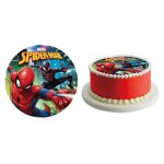Disque azyme - spiderman - 20 cm - comestible - pour g�teau enfant