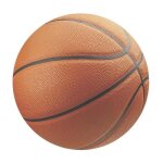 Disque azyme ballon basketball d�co g�teau 20cm orange cuivre mandarine