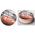 Disque en azyme cars 3 anniversaire gateau 20 cm