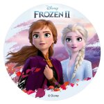 Disque azyme frozen 2 - reine des neiges d�coration g�teau anniversaire 20 cm