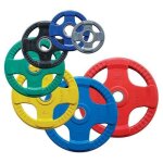 Disques body - solid olympiques 4 grip en caoutchouc color� 25 kg - body solid - taille unique - adulte ...