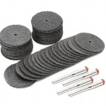 Disque de coupe en m�tal pour meuleuse dremel outil rotatif lame de scie circulaire pon�age de la roue ...