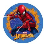 Disque azyme - dekora - spiderman - décoration gâteau - 20cm - rouge / bordeaux Disque azyme - dekora - spiderman - décoration gâteau - 20cm - rouge / bordeaux