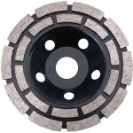 Disque diamant � meuler b�ton - virex� - 125x222 mm - double rang�e - usage universel - pour b�ton pierre ...