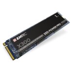 Ssd m. 2 2280 - emtec - x300 power pro - 1 to - pcie 3. 0 x4 - 3500 mo / s