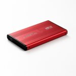 Disque dur externe - 4to - rouge - 4tb - usb 3. 0 - portable - compatible mac et pc
