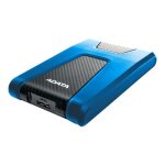 Disque dur externe portable adata dashdrive durable hd650 - 2 to - usb 3. 1 - aes 256 bits - bleu