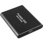 Disque dur externe ssd noir 2tb haute vitesse type - c pour ordinateurs portables ordinateurs de bureau ...