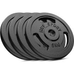 Disques de poids en fonte - hop - sport - set e - 4x5 kg - alésage 31 mm Disques de poids en fonte - hop - sport - set e - 4x5 kg - alésage 31 mm